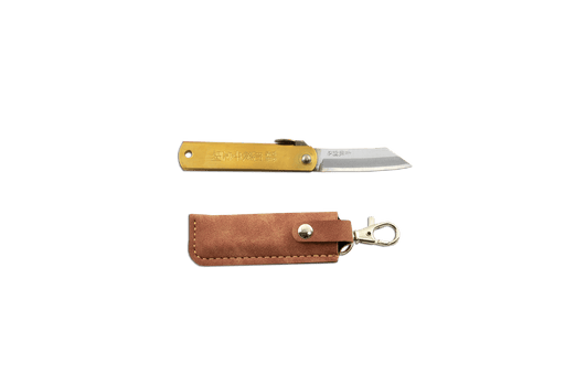 Higonokami "Mame" w/Sheath Pocket Knife 50mm - Kakushin
