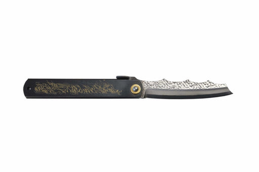 Higonokami Ryubu - Dragon Black Pocket Knife 90mm - Kakushin