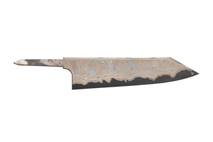Irodori Ao2 Kurozome Rainbow Damascus Kiritsuke 210mm (Blade Only)