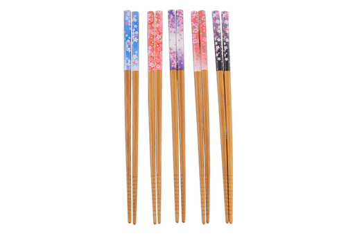Japanese Irodori Chopsticks (5-Pack) - Kakushin