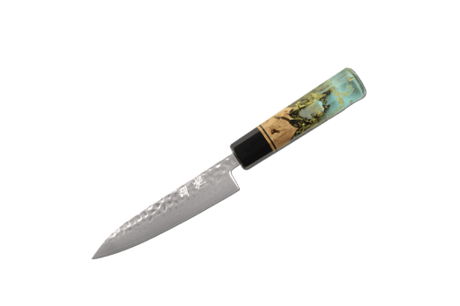 Kagami Custom Epoxy Gold Petty 120mm - Kakushin