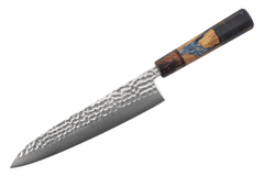 Kagami Custom Olive Epoxy Gyuto 210mm