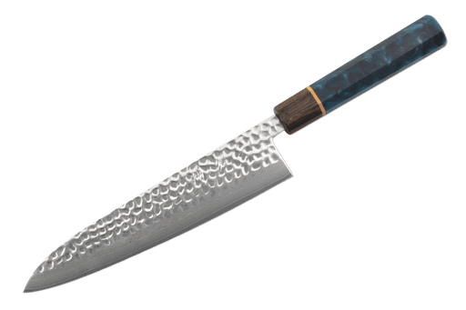 Kagami Custom Wenge Epoxy Gyuto 210mm - Kakushin