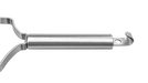 KAI Horizontal Wide Stainless Steel Peeler — 80 mm - Kakushin