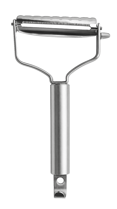 KAI Horizontal Wide Stainless Steel Peeler — 80 mm - Kakushin