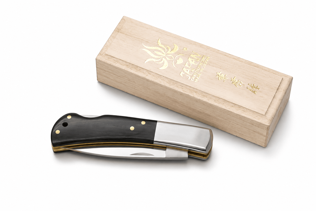 Kaico - Tou Kuro Folding Knife 70mm - Kakushin
