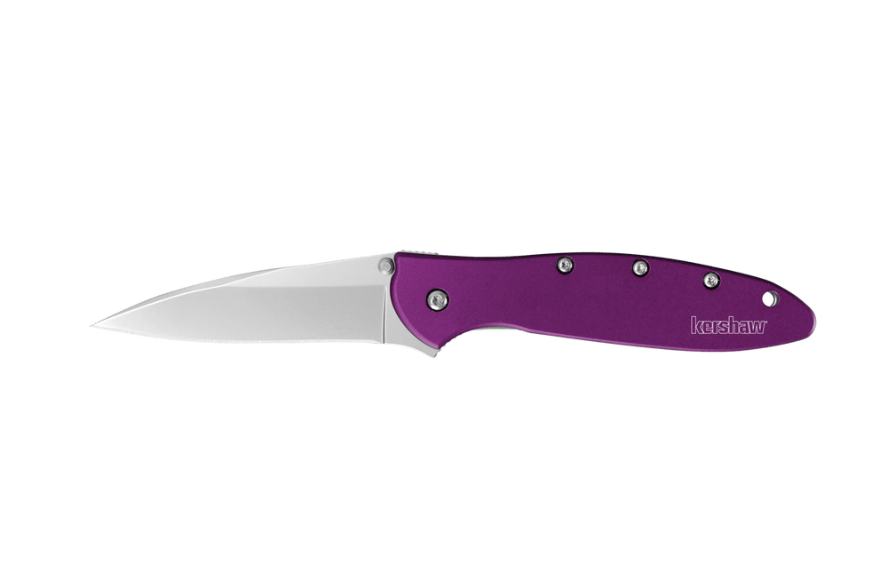 Kershaw Leek - Purple Pocket Knife 75mm