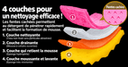 Kitchen Sponge Antibacterial 4-layers - Kakushin