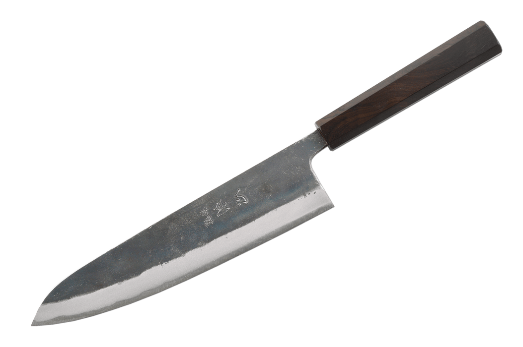 Kokugei Blue 1 Ebony Kurouchi Gyuto 210mm - Kakushin