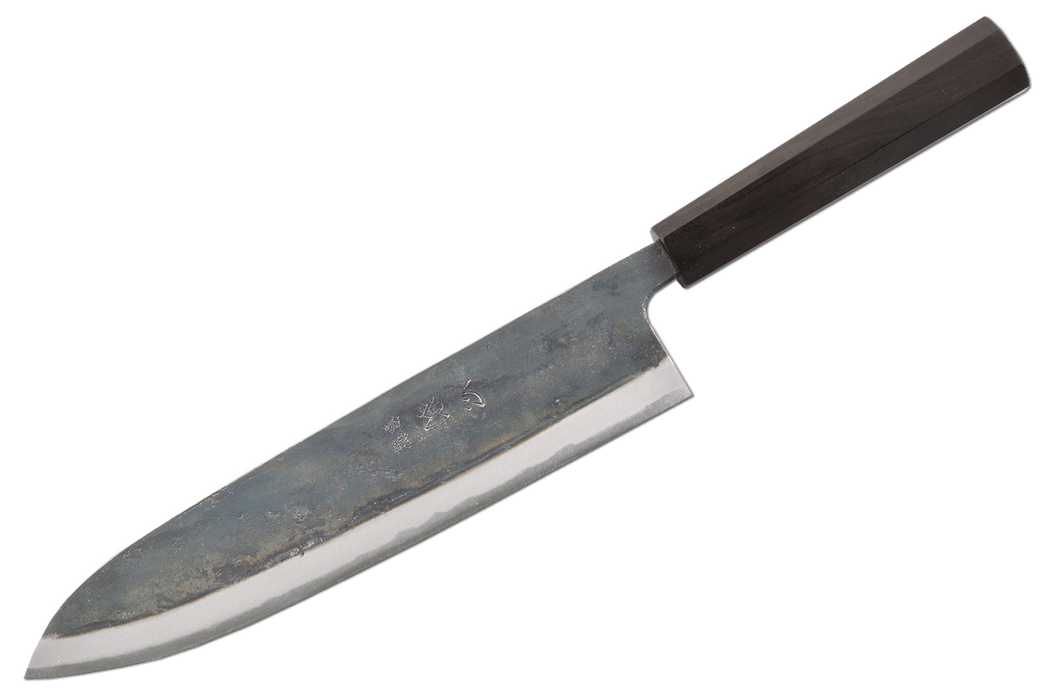 Kokugei Blue 1 Ebony Kurouchi Gyuto 240mm - Kakushin