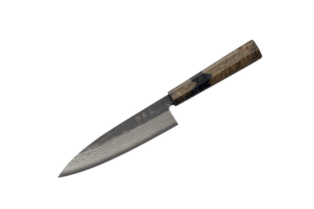 Kumokage AO2 Damas époxy bouleau Petty 150mm