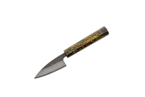 Kumokage AO2 Damascus Epoxy Spirkle Paring 80mm - Kakushin