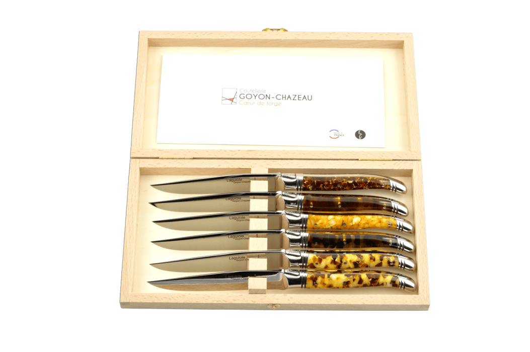 Laguiole Avantage – Nougat Handle Steak Knives Set 120mm - Kakushin