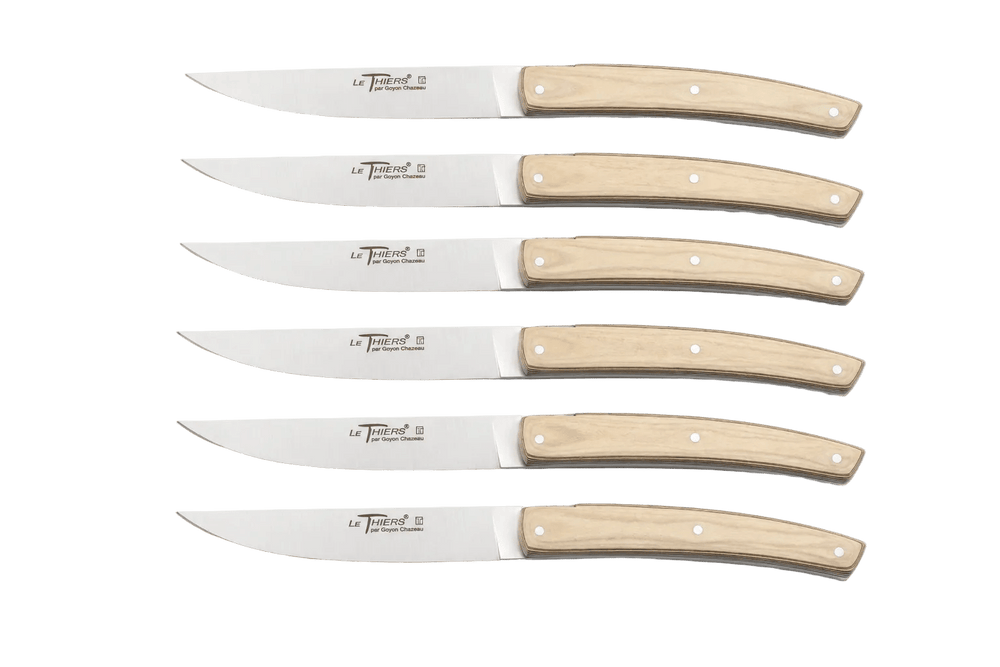 Le Thiers Brasserie Steak Knives Set (Paperstone) 110mm