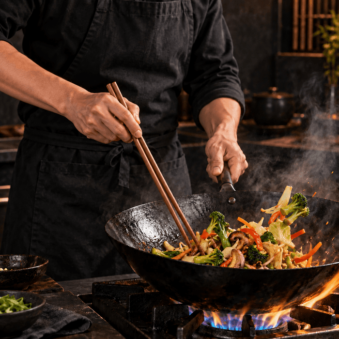 Long Japanese Cooking Chopsticks 420mm - Kakushin