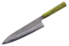 Masuda Yoshihide AO1 Custom Green Damascus Gyuto 230mm