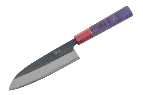 Muneishi Personnalisé Ao Santoku 170mm