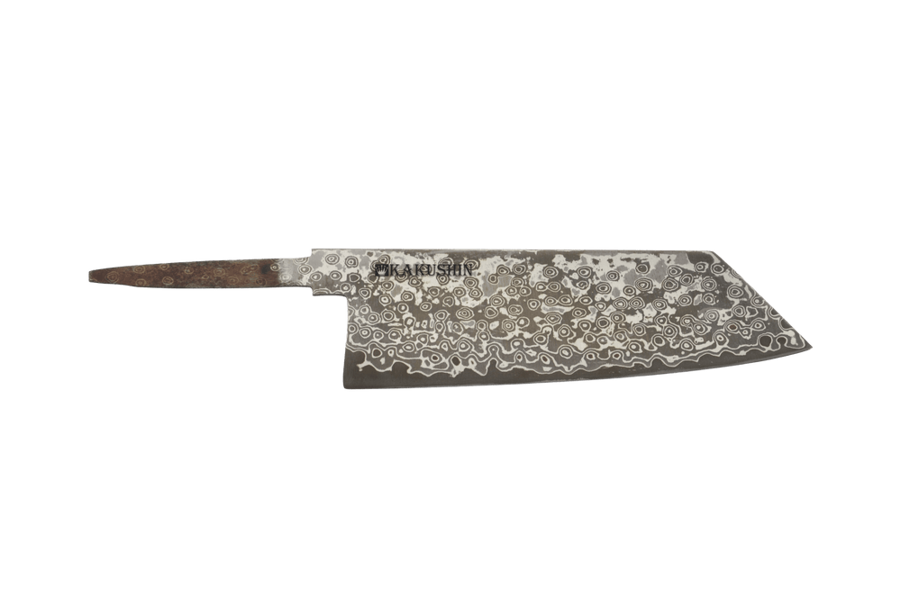 Nickel Rain-Drop Damascus 52100 Tall-Bunka 180mm (Lame seule)