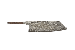 Nickel Rain-Drop Damascus 52100 Tall-Bunka 180mm (Blade Only)