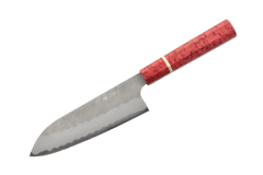 Nigara Hamono AOS Custom Red Santoku 165mm