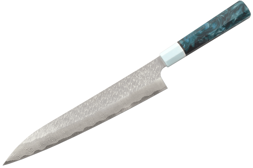 Nigara Hamono Custom SPG STRIX Sujihiki 260mm - Kakushin