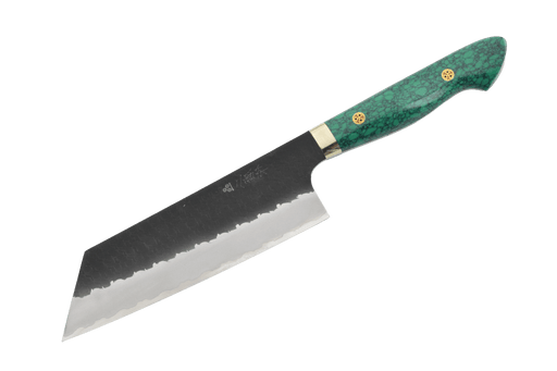 Nigara Hamono SG2 Western Turquoise Bunka 180mm - Kakushin