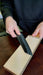 Using a leather strop on kitchen knives