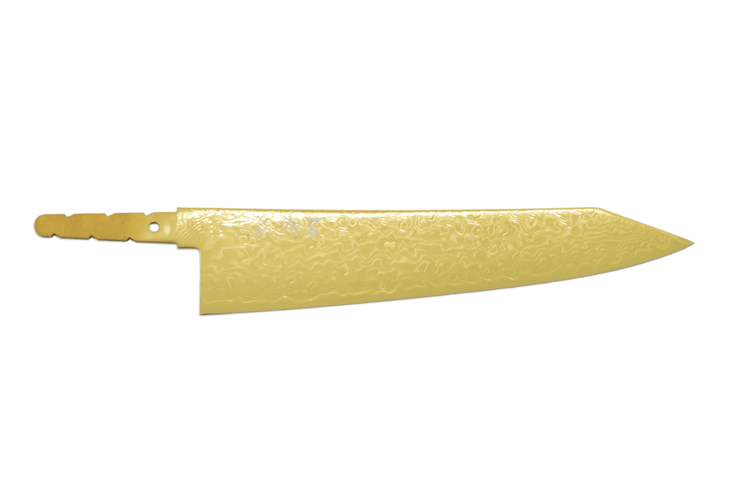 Ryuhyo Gold R2/SG2 Damascus Kiritsuke 210mm (Blade Only) - Kakushin