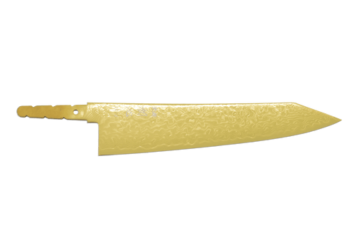Ryuhyo Gold R2/SG2 Damascus Kiritsuke 210mm (Blade Only) - Kakushin