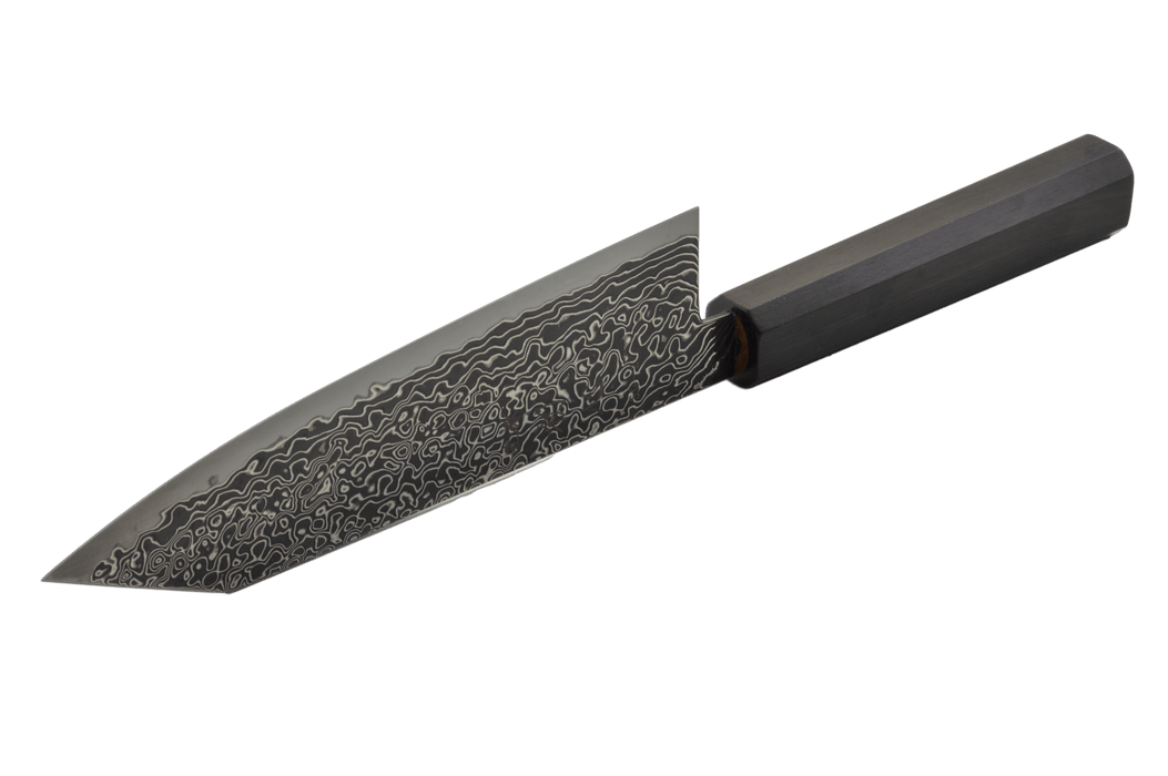 Ryuhyo Kurozome R2/SG2 Damascus Bunka 180mm - Kakushin