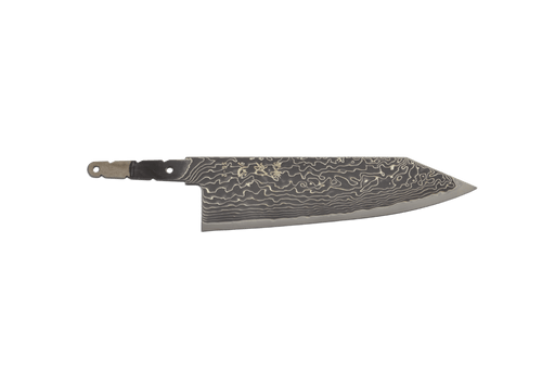Ryuhyo Kurozome R2/SG2 Damascus Bunka 180mm (Blade Only) - Kakushin