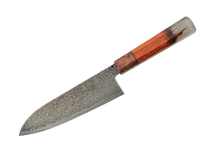 Ryuhyo Kurozome R2/SG2 Damascus Custom Santoku 170mm