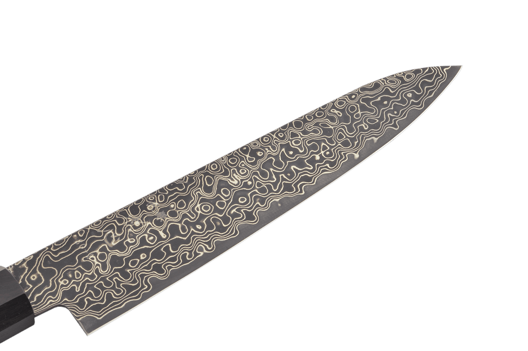 Ryuhyo Kurozome R2/SG2 Damascus Petty 150mm - Kakushin