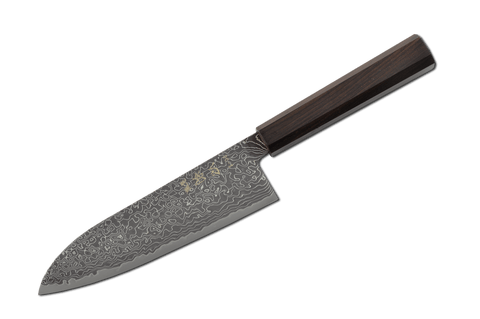 Ryuhyo Kurozome R2/SG2 Damascus Santoku 170mm