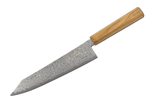 Ryuhyo Migaki R2/SG2 Damascus Kiritsuke 210mm - Kakushin