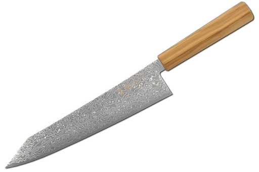 Ryuhyo Migaki R2/SG2 Damascus Kiritsuke 240mm - Kakushin