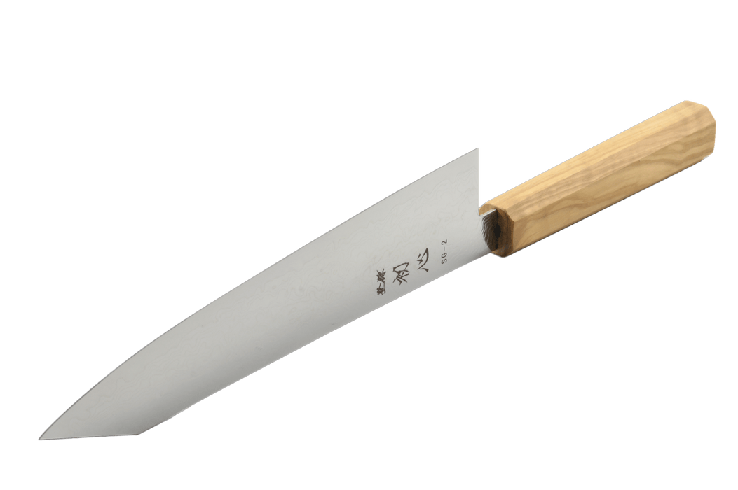 Ryuhyo Migaki R2/SG2 Damascus Kiritsuke 240mm - Kakushin