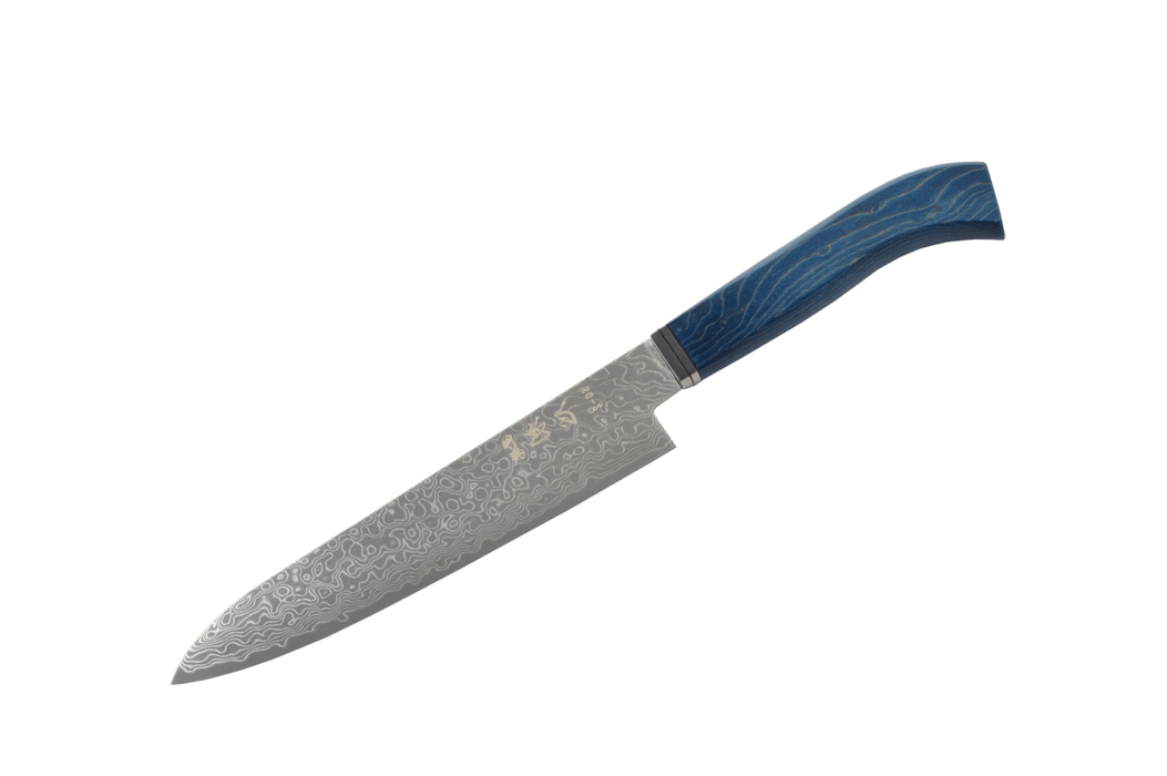 Ryuhyo Migaki R2/SG2 Damascus Western Wa-BMK 3-Pcs Knife Set - Kakushin
