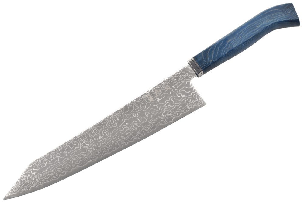 Ryuhyo Migaki R2/SG2 Damascus Western Wa-BMK Kiritsuke 240mm