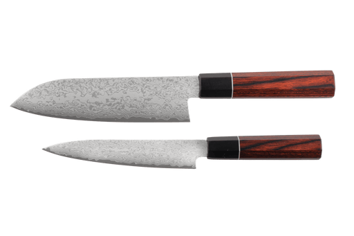 Seki VG10 Damascus Chef's Duo - Kakushin