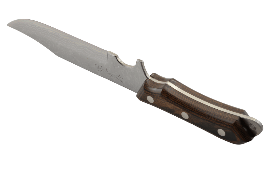 Seseragi Damascus AO Outdoor Hunting Clip Knife 125mm - Kakushin