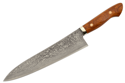 Shigeki Tanaka SG2 Black Damascus Ironwood Gyuto 240mm - Kakushin