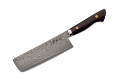 Shigeki Tanaka SG2 Black Damascus Ironwood Nakiri 165mm
