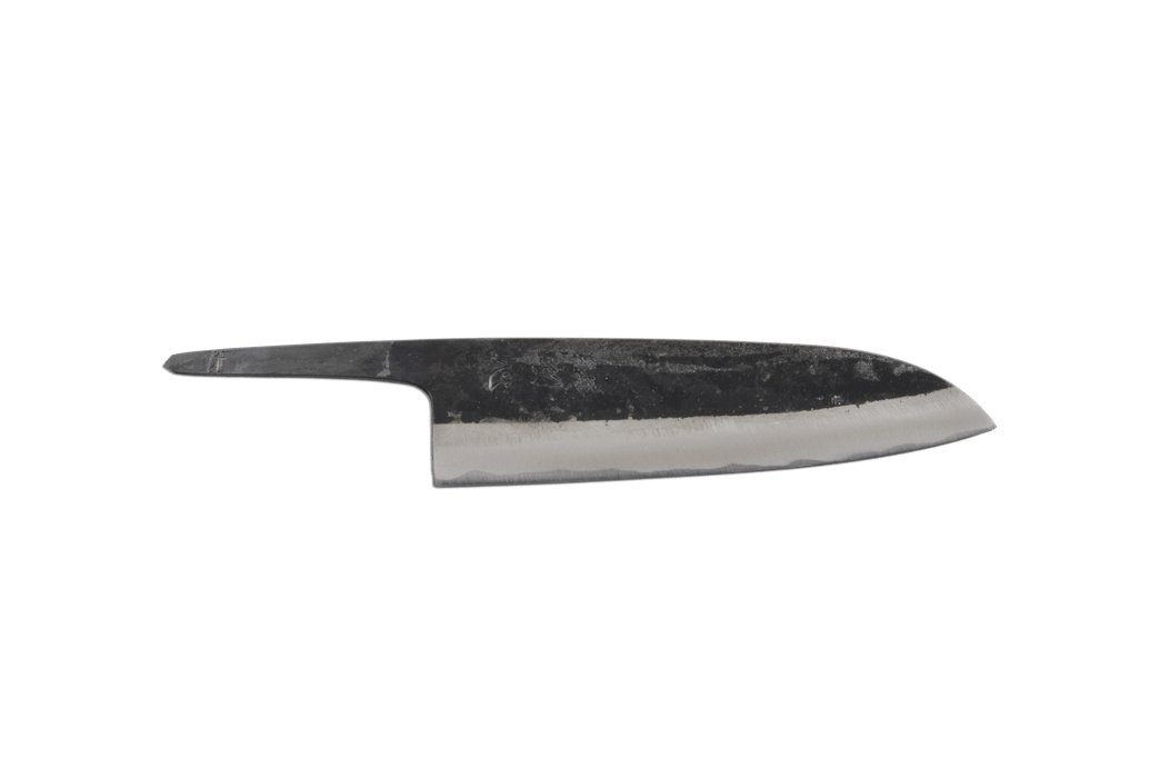 Shikkoku AO2 Kurouchi Santoku 165mm (Blade Only) - Kakushin