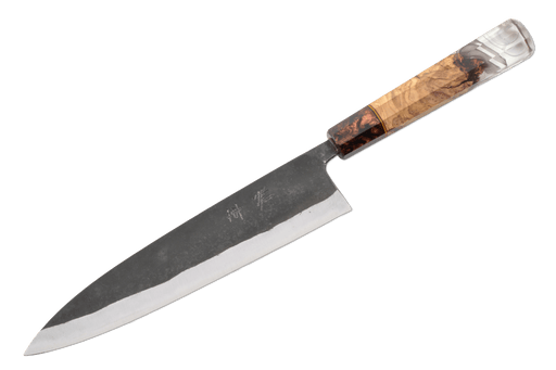 Shinka AO2 Kurouchi Custom Bronze Gyuto 210mm - Kakushin