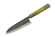 Shinka AO2 Kurouchi Green Birch Custom Santoku 165mm - Kakushin