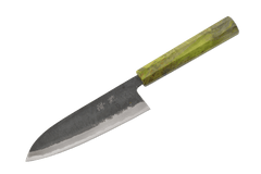 Shinka AO2 Kurouchi Bouleau Vert Custom Santoku 165mm