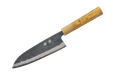 Shinka AO2 Kurouchi Yellow & Horn Custom Santoku 165mm - Kakushin
