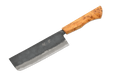 Shinka Custom Western Amboyna AO2 Kurouchi Nakiri 165mm - Kakushin