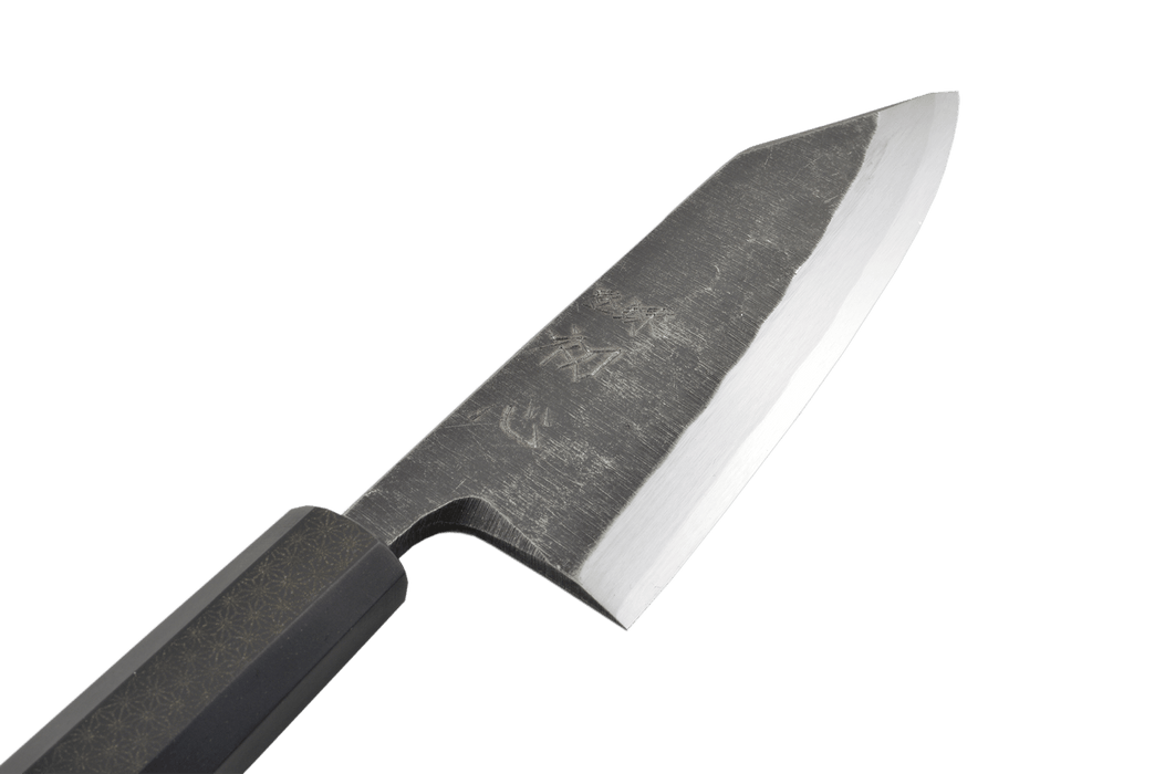 Shirasagi Kurouchi Blue 2 Custom Asahi Kiri - Deba 150mm - Kakushin